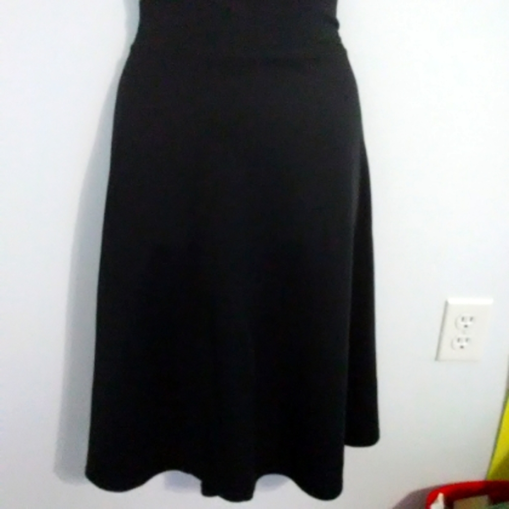 Black a line skirt size 2xl